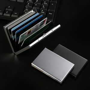 RFID blokuojanti metalinė piniginė | CARDITKA