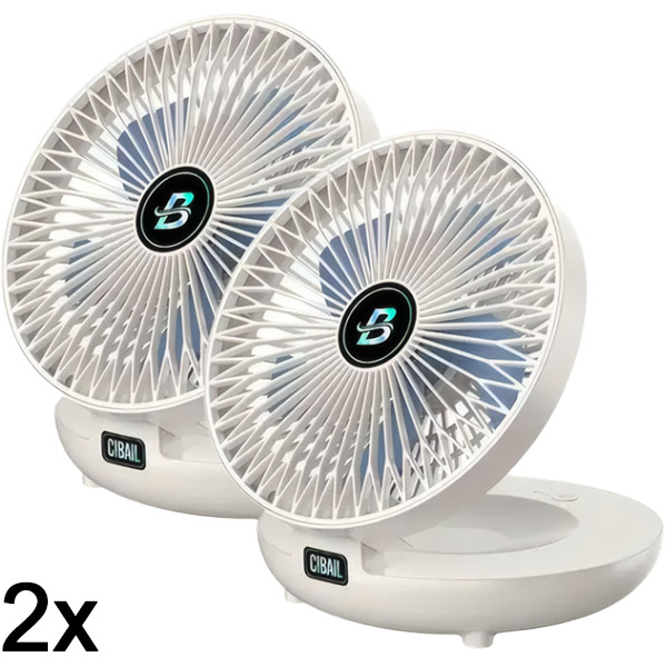 2x Nešiojamasis mini ventiliatorius | AIRCOLIO