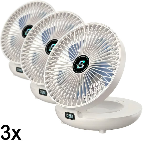 3x Nešiojamasis mini ventiliatorius | AIRCOLIO