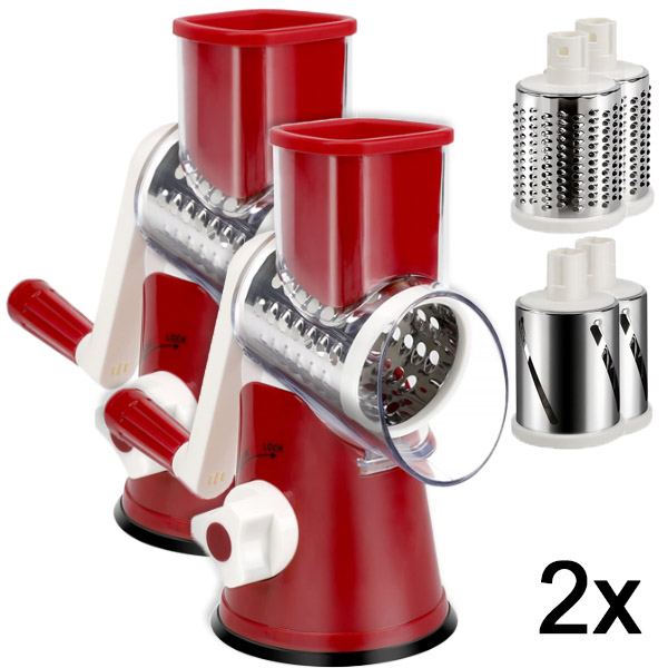 2x Daržovių pjaustyklė, smulkintuvas „3 viename“ | CUTERO