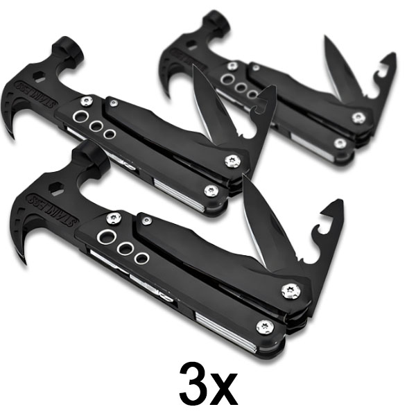 3x Daugiafunkcinis įrankis su saugos užraktu | HANDINOX
