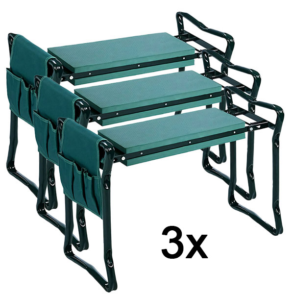 3x Sodo sėdėjimo ir priklaupimo įrenginys | KNEEBENCH