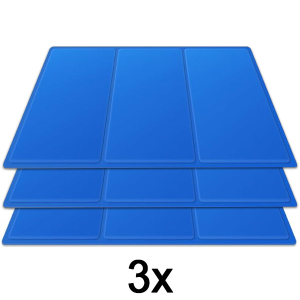 3x Gyvūnų vėsinimo kilimėlis – 90 x 50 cm, nereikia elektros ar vandens | PAWCHILL