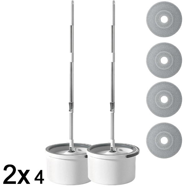 2x Besisukančios Šluotos Ir Kibiro Rinkinys | TIDYBROOM
