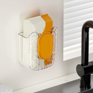 Vietą taupantis drėgnų servetėlių dalytuvas - tvirtinamas prie sienos, be gręžimo | WIPBOX