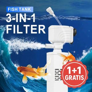 Tylus akvariumo filtras - 3 viename, 650 L/h | FILTPRO 1+1 NEMOKAMAI