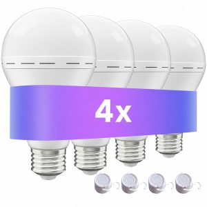 Įkraunamos avarinės lemputės (4 vnt. rinkinys) | EVOBULBS